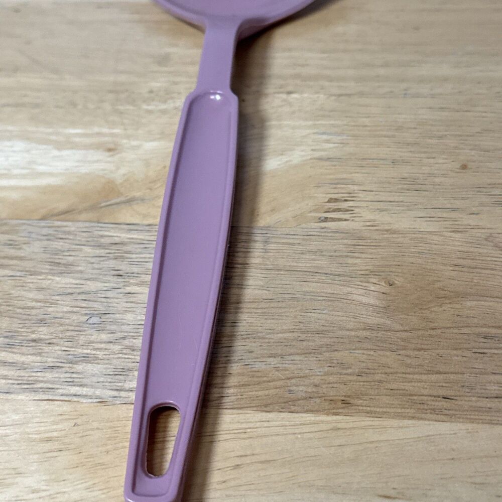 VTG EKCO Short 11” Mauve Pink Nylon Plastic Slotted Spatula Flipper USA - Picture 3 of 9